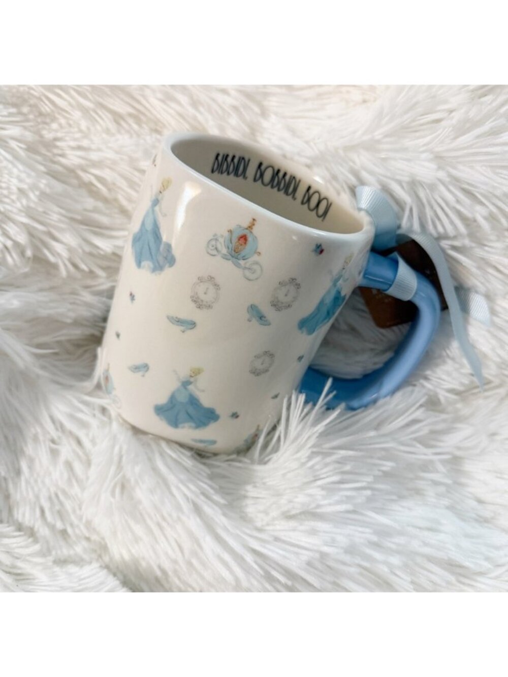 Rae Dunn Cinderella "Bibbidi Bobbidi Boo" Disney Mug NWT